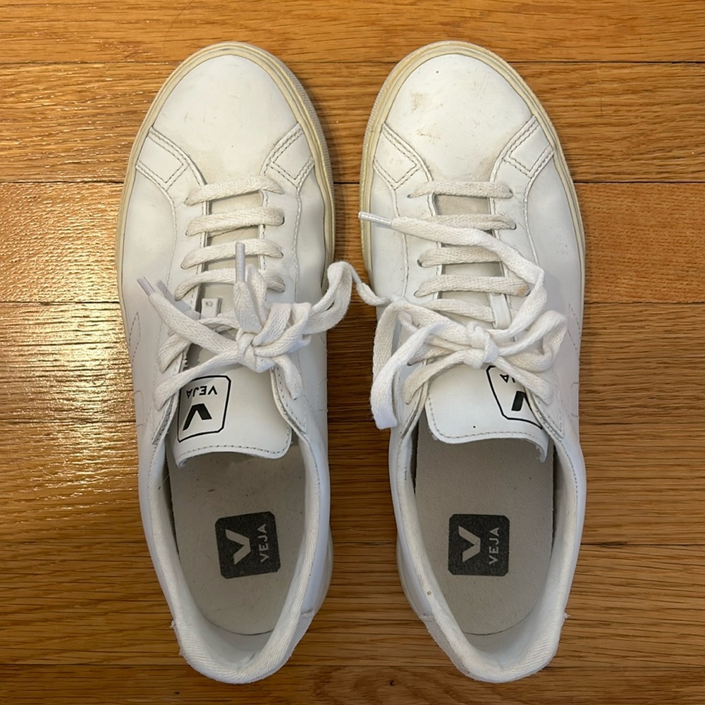 Veja Esplar Leather White